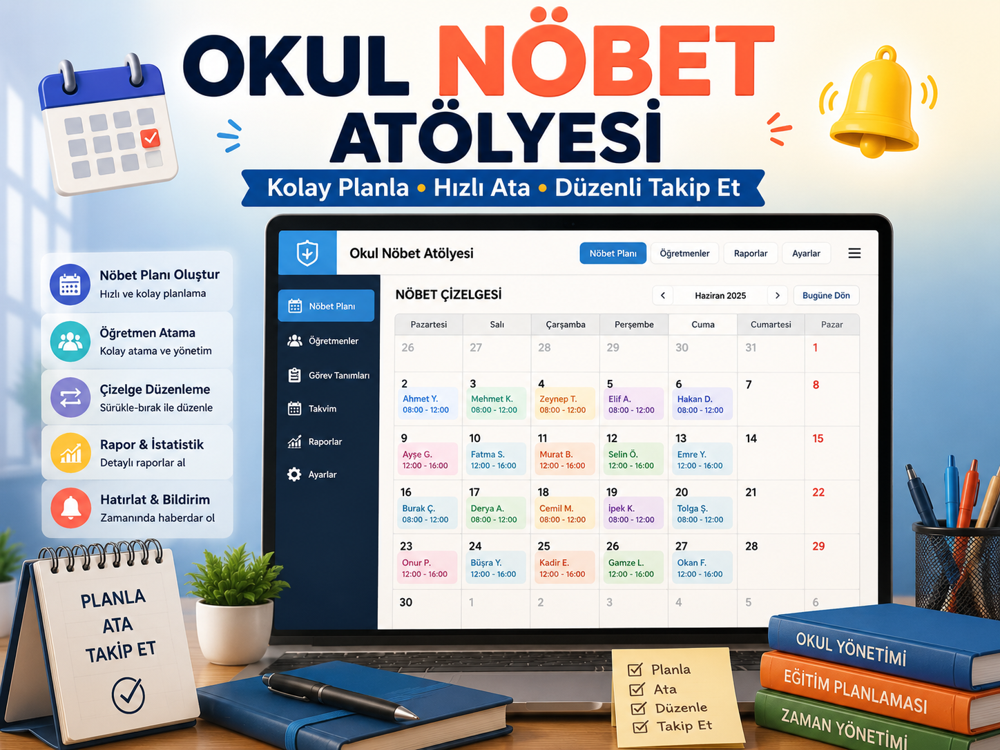 🏫 Okul Nöbet Atölyesi Pro v2.0 İndir